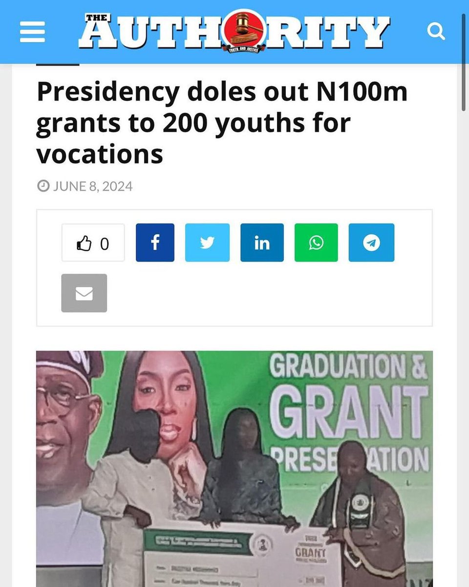 Abdulilu1's tweet photo. Photo News: Newspaper Updates on UNLOCK graduation and GRANT presentation ceremony. @abiola_arogundade_ssa #TVET #SSAP #OSSAP #SSAPTVEE https://t.co/710VuB6dE7