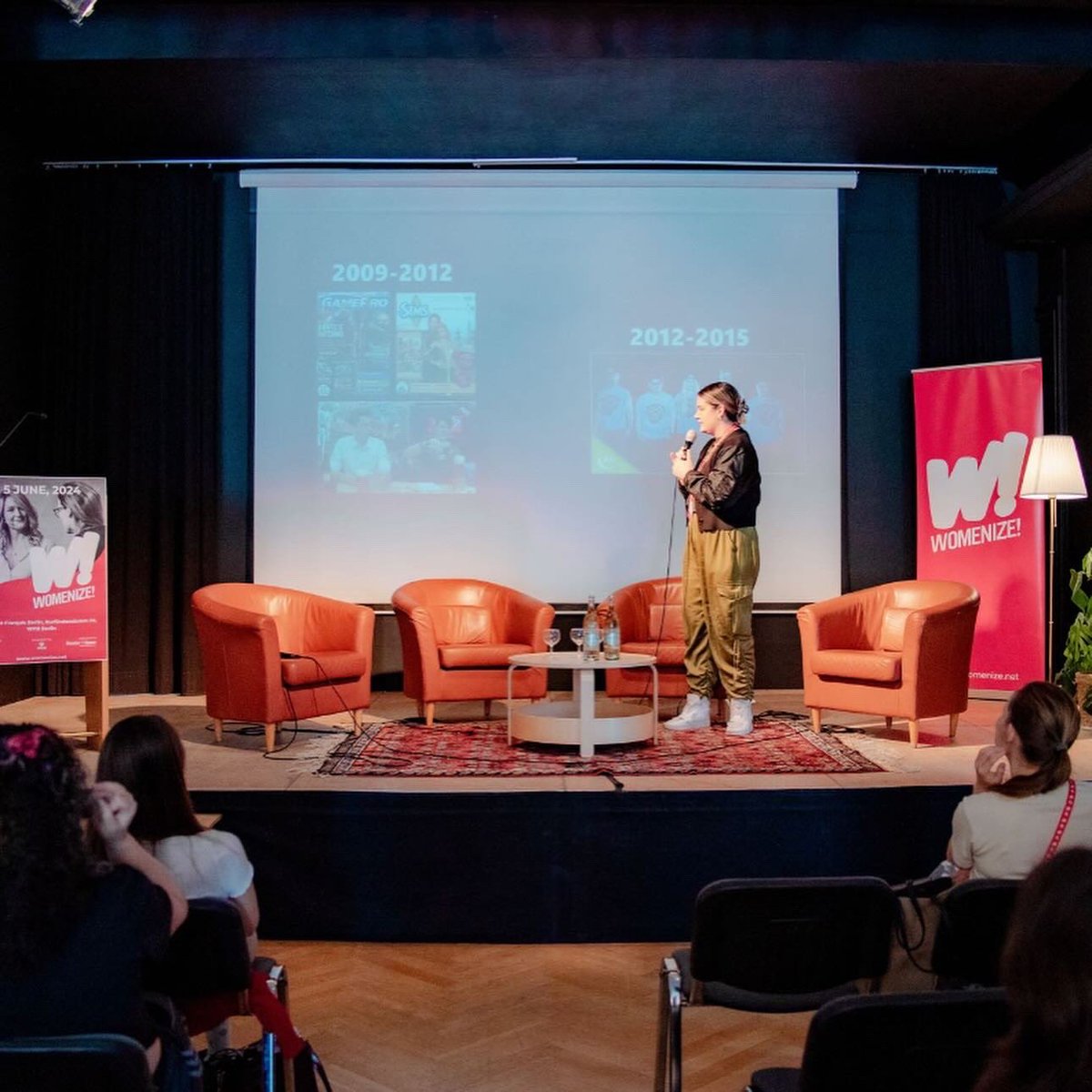 GMaxee's tweet photo. Vielen Dank an @justebbandflow für die tolle @womenize_action 
Mein Highlight war der Talk von @BecciPlays, der so schön ehrlich &amp; gleichzeitig sehr witzig war (und dann noch auf englisch 😅🙌) 🥰 #womeningaming https://t.co/ei3YvNK21F