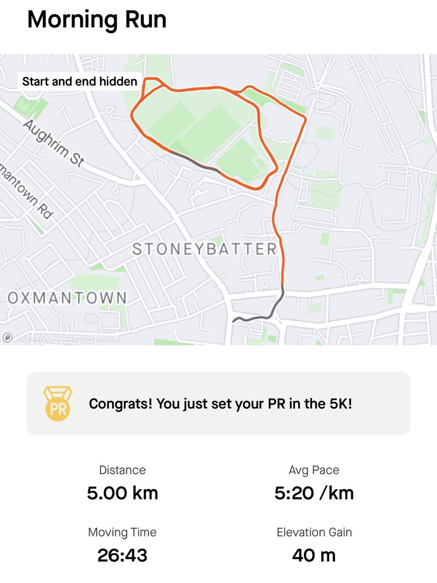 CMumbley's tweet photo. PB for breakfast🙌🏼🏃🏼‍♀️ https://t.co/LeadfrsJ3Z