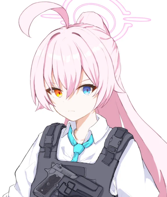 この覚悟決めたホシノの目好きいつものも好き #ブルアカ 