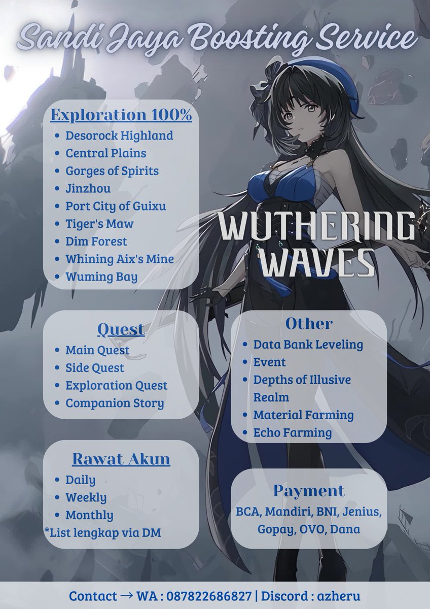 Open slot Joki Wuthering Waves