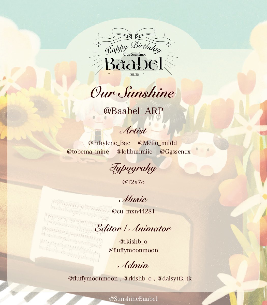 OurSunshineBaabel tweet media