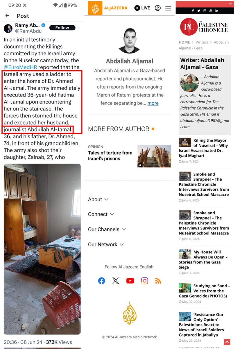 NiohBerg's tweet photo. Evidence put together so far.

Bear all of this in mind time they cry about "innocent civilians" and "journalists", https://t.co/nNZP4SrZSp