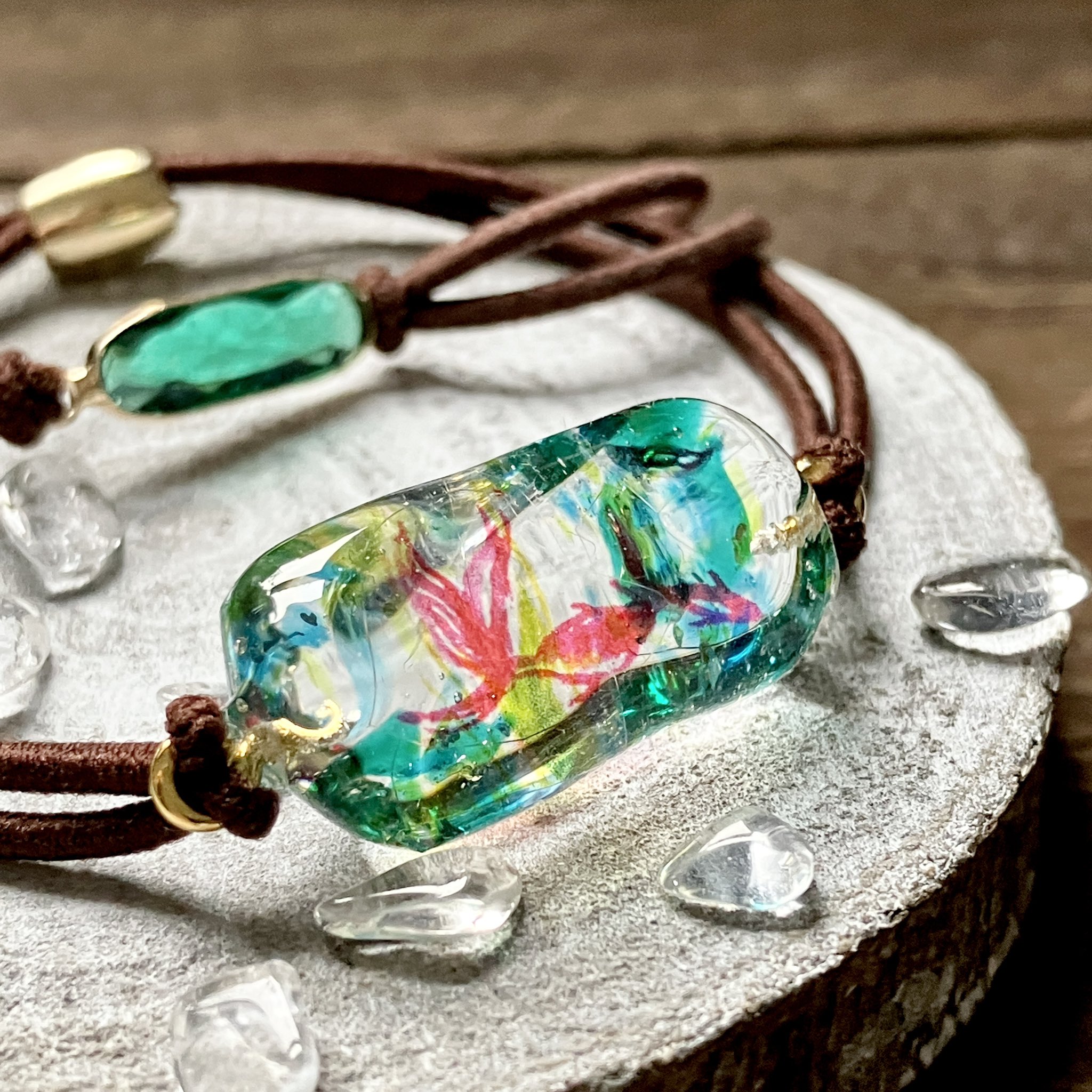 【ヘアゴム】レジン　桔梗 ヘアゴム】レジン 桔梗 ヘアゴム】レジン 桔梗 ききょうブッシュ