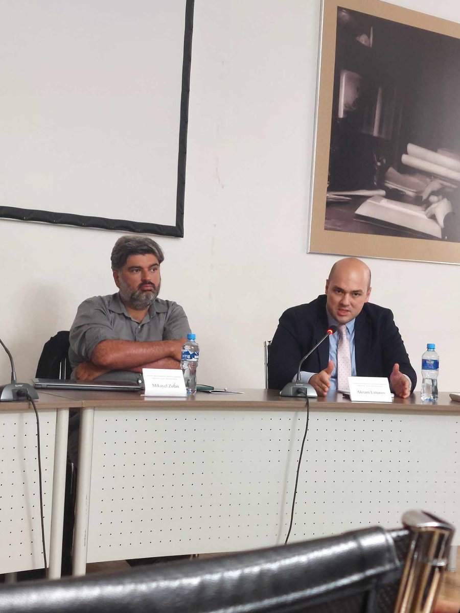 Participated in the conference "Central Asia and the South Caucasus Connected: Migration, Trade and Geopolitics" co-organized by the <a href="/DCRES_Harvard/">Davis Center</a> and <a href="/TbilisiU/">Tbilisi State University</a> in Tbilisi on June 7-9th. Grateful to @KassenovaNargis and Prof Stephen F. Jones for the kind invitation