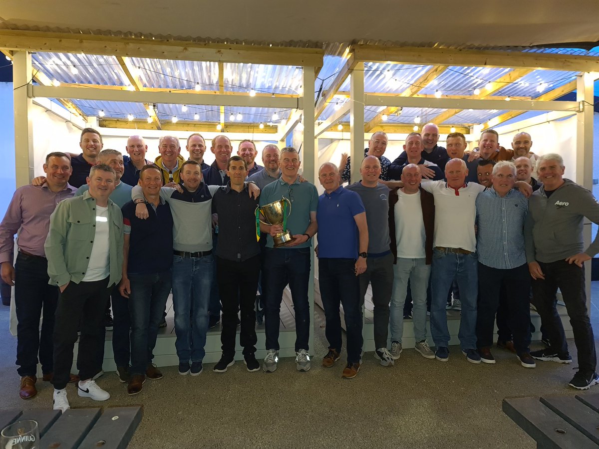 Great get together of the 3 in a row <a href="/WattyGrahamsGAA/">CLG Watty Graham, Gleann</a> thirds, rolling back the years in Peter's <a href="/SeanmckSean/">Sean McKenna</a> Hope it's not another 20 before we're back together 👍