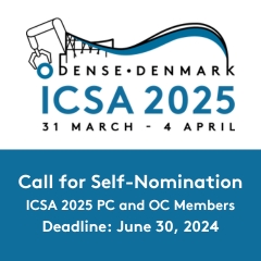 The 22nd IEEE International Conference on Software Architecture (ICSA 2025) invites self-nominations for Organizing Committee (OC) and Program Committee (PC) members. Apply by June 30, 2024, via our website: conf.researchr.org/home/icsa-2025