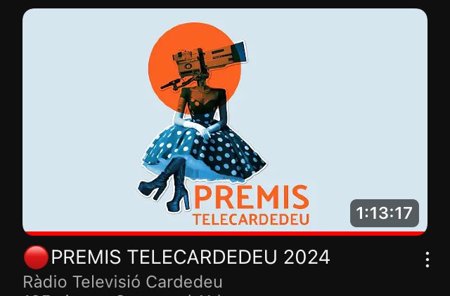 rtvcardedeu's tweet photo. Et vas perdre la Gala dels #PremisTeleCardedeu 📺 ?
Aquí la tens 👇
https://t.co/xaOhUcwCbw https://t.co/ShulAbe26b