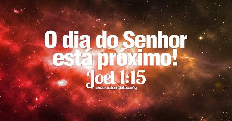 #Joel1:15-“Ai do dia! Porque o dia do SENHOR está perto, e virá como uma assolação do Todo-Poderoso.”

A expressão dia do Senhor representa:
Alerta
Mensagem
Tempo
Importância 
Preparo
<a href="/iasd/">Adventistas Brasil</a> #rpsp