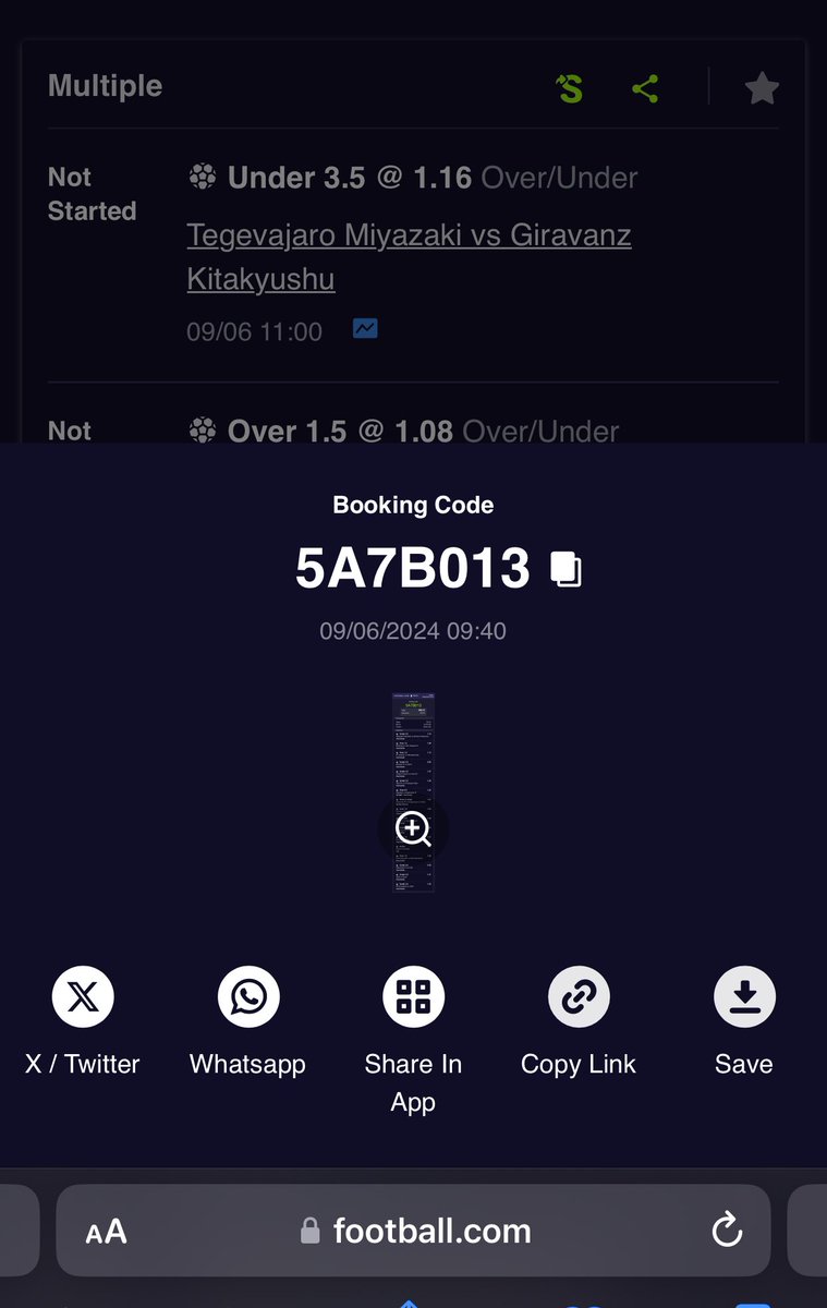 Tobyworldwide1's tweet photo. β‘οΈ Today Games on Football Com
300+ Odds
Winning Code : 5A7B013
Stake High
Bet Responsibly
Boom π
.
.
#sportybet #sporty #bettingX #oddspick #sureodds #football #bettingodds #bettingtwitter #bettingadvice #SundayBlessings https://t.co/ZZgEAXt5eY