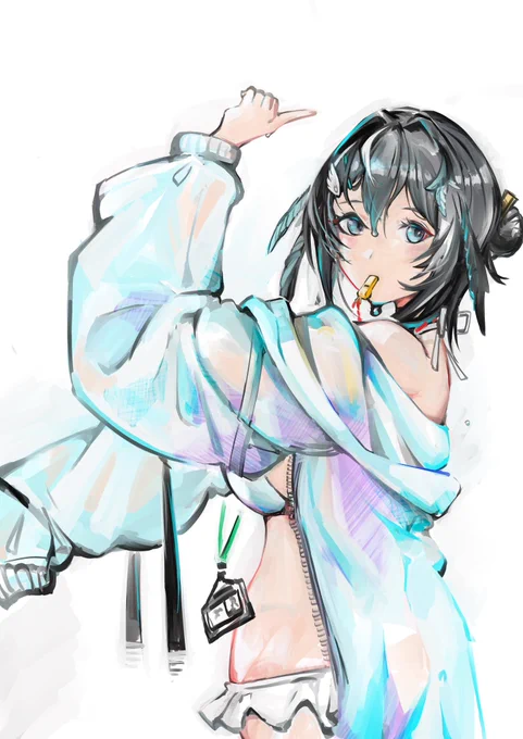ラ・プルマ 謎ポーズ#アークナイツ 