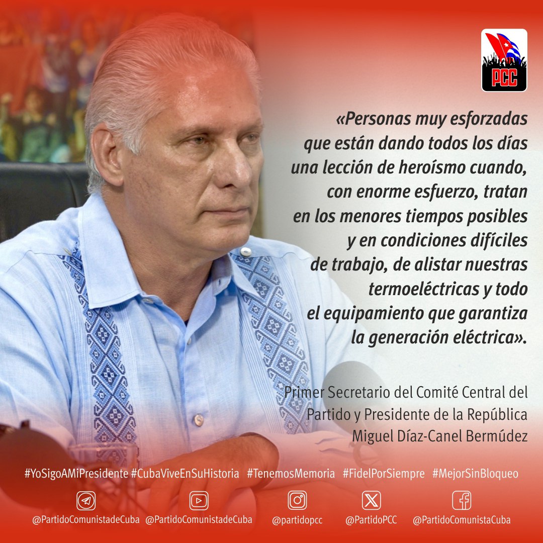 LogVanguardia's tweet photo. #UnidosXCuba, con la máxima de consumir menos electricidad, se ha convertido en una medida que resulta imprescindible aplicar, con el objetivo de reducir la demanda al Sistema Eléctrico Nacional (SEN). #GenteQueSuma https://t.co/yNRungWaFE