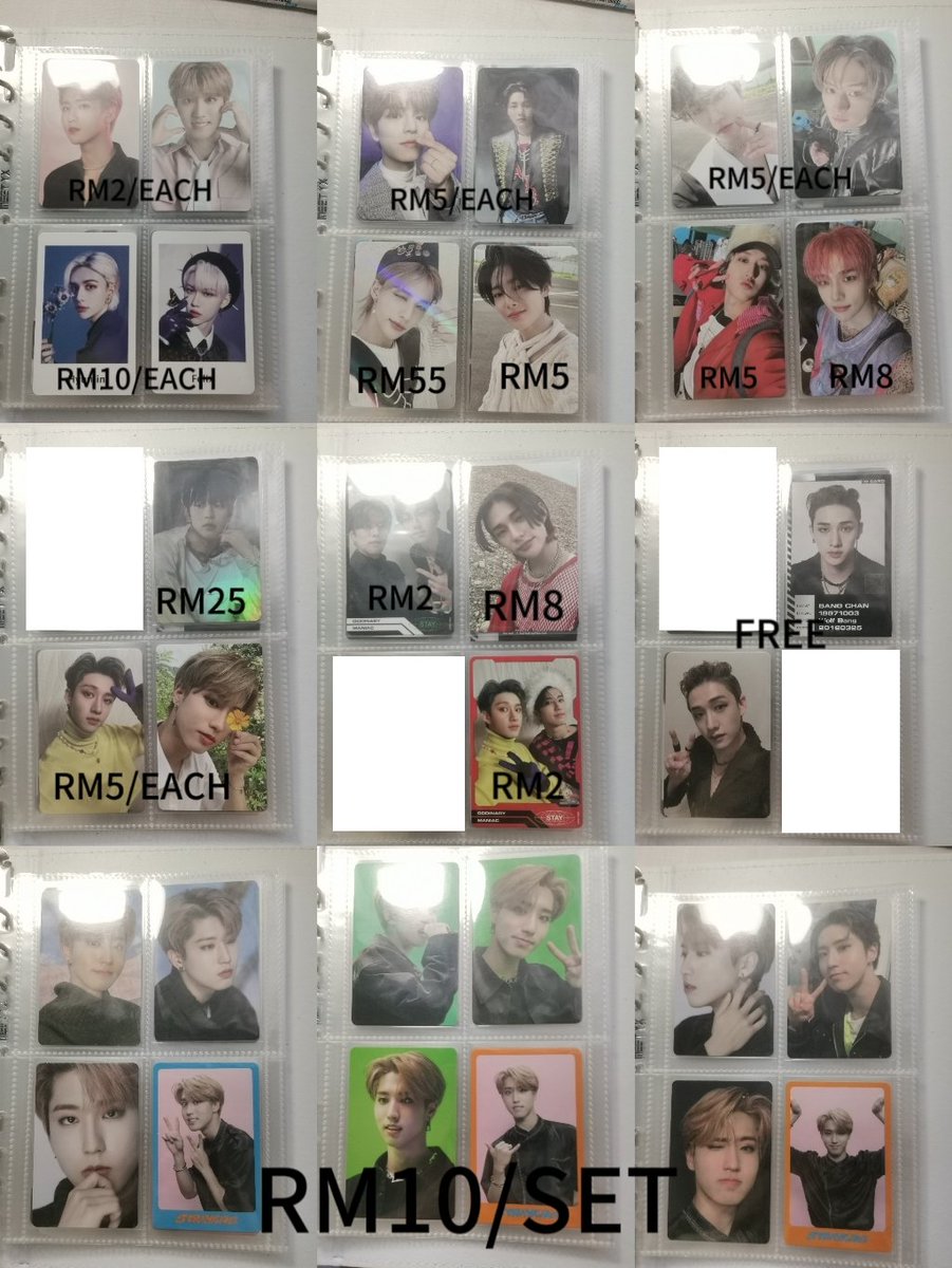 yunch_914's tweet photo. 「WTS」
「help rt tq」
-EXC POSTAGE
-PIC 3 &amp; 4 NOT ON HAND (EXC ALL FEE)
-SOME PCS NEED TO TIE
-CAN DEPO 
-NO BACK OUT
-DM ME IF U INTEREST !!
#pasarskz #pasarstraykids #pasarskzmy https://t.co/0FDLR2yLpZ