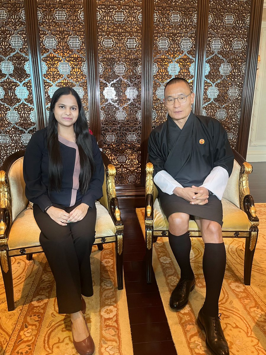 ayu_agarwal94's tweet photo. ‘Not only it’s a big day for India, but for the region’ - Bhutanese PM @PMBhutan 
@tsheringtobgay on Modi 3.0 

Interview coming up @ANI @ani_digital https://t.co/COEF4odTQY