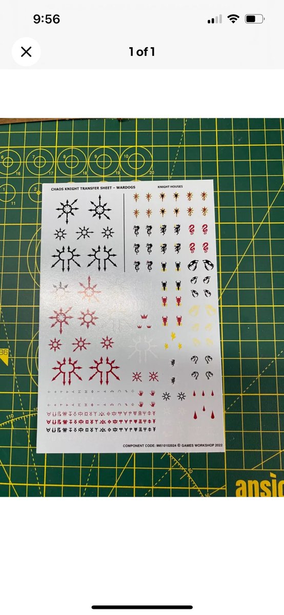 Anyone play the 40k? And might have this or some of these transfers going spare?? #WarhammerCommunity #warmongers