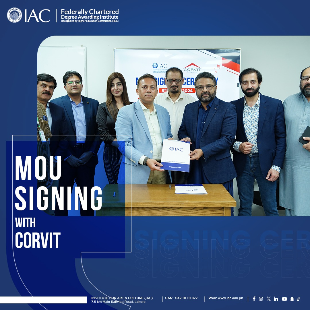 iacofficials's tweet photo. Celebrating a significant milestone as the Institute for Arts &amp; Culture and Corvit formalize their partnership, paving the way for innovation. This collaboration harnesses the power of art &amp; technology to drive meaningful change &amp; empower artistic expression.

#iacofficials https://t.co/TY2HFYC38T