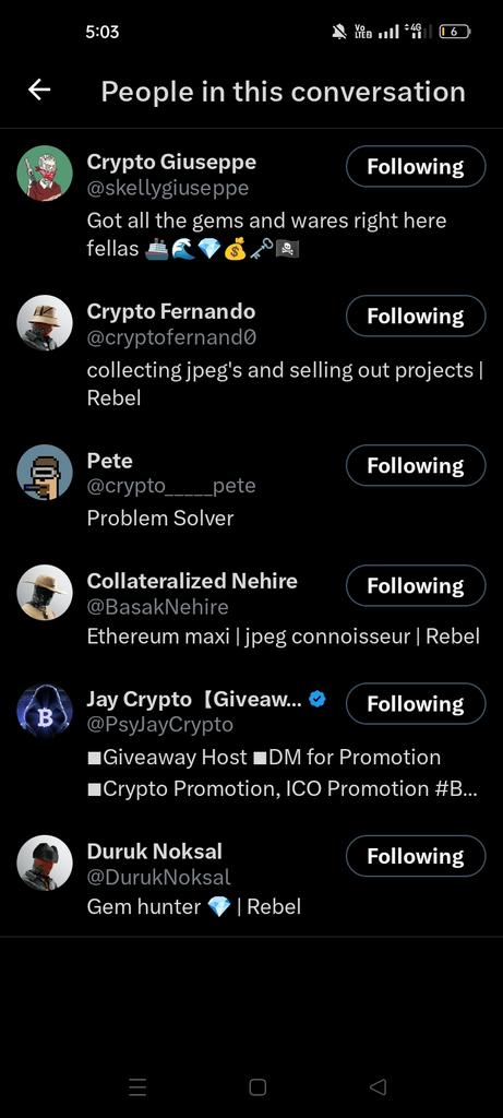 min_anning's tweet photo. @PsyJayCrypto @skellygiuseppe @cryptofernand0 @DurukNoksal @BasakNehire @crypto_____pete Done thank you https://t.co/uFkseAH8zP