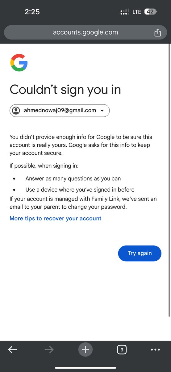 Mahfu_official's tweet photo. @Google Dear google, I can’t recover my gmail account because of same email id as recover email id so kindly help me to solve this problem because it’s my most important email https://t.co/Gp0f9D1zSk