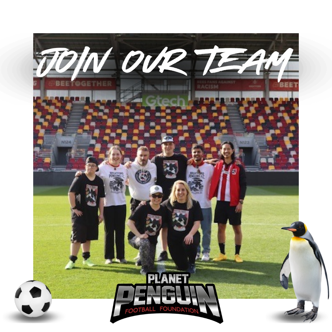 We need wonderful volunteers to join our team. If you have a passion for football and teaching, full of energy and having fun and you can commit to coming to training sessions every (or most) Sunday mornings from 10am to 12pm. Please email Vickie: brentfordpenguinsfc@gmail.com