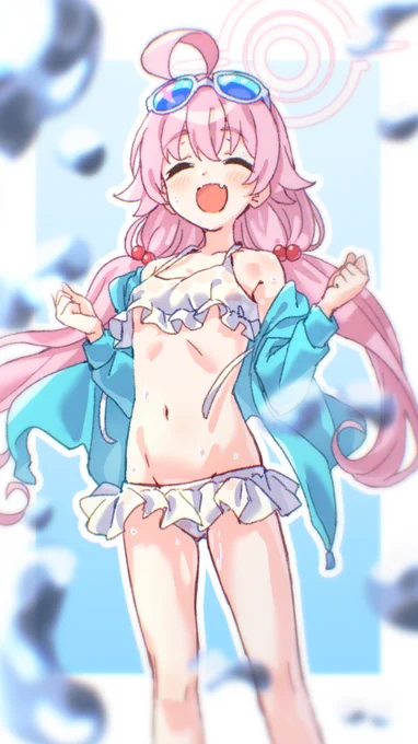 爽やかに暑いよ～ #ブルアカ 