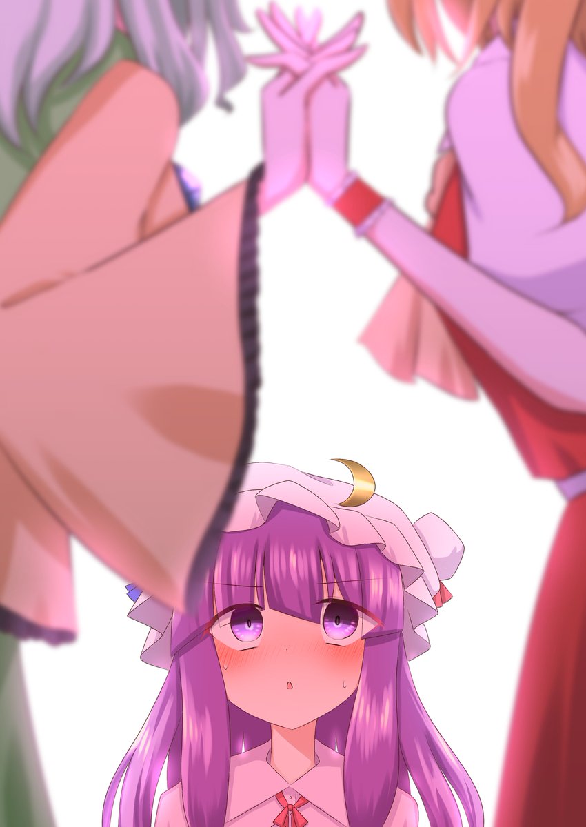 youka_1258's tweet photo. #6月9日はこいフラの日
#6月9日はパチュリーの日
#東方Project
こいフラに挟まれるパチュリーさん https://t.co/zb1Z1Xd4Ub