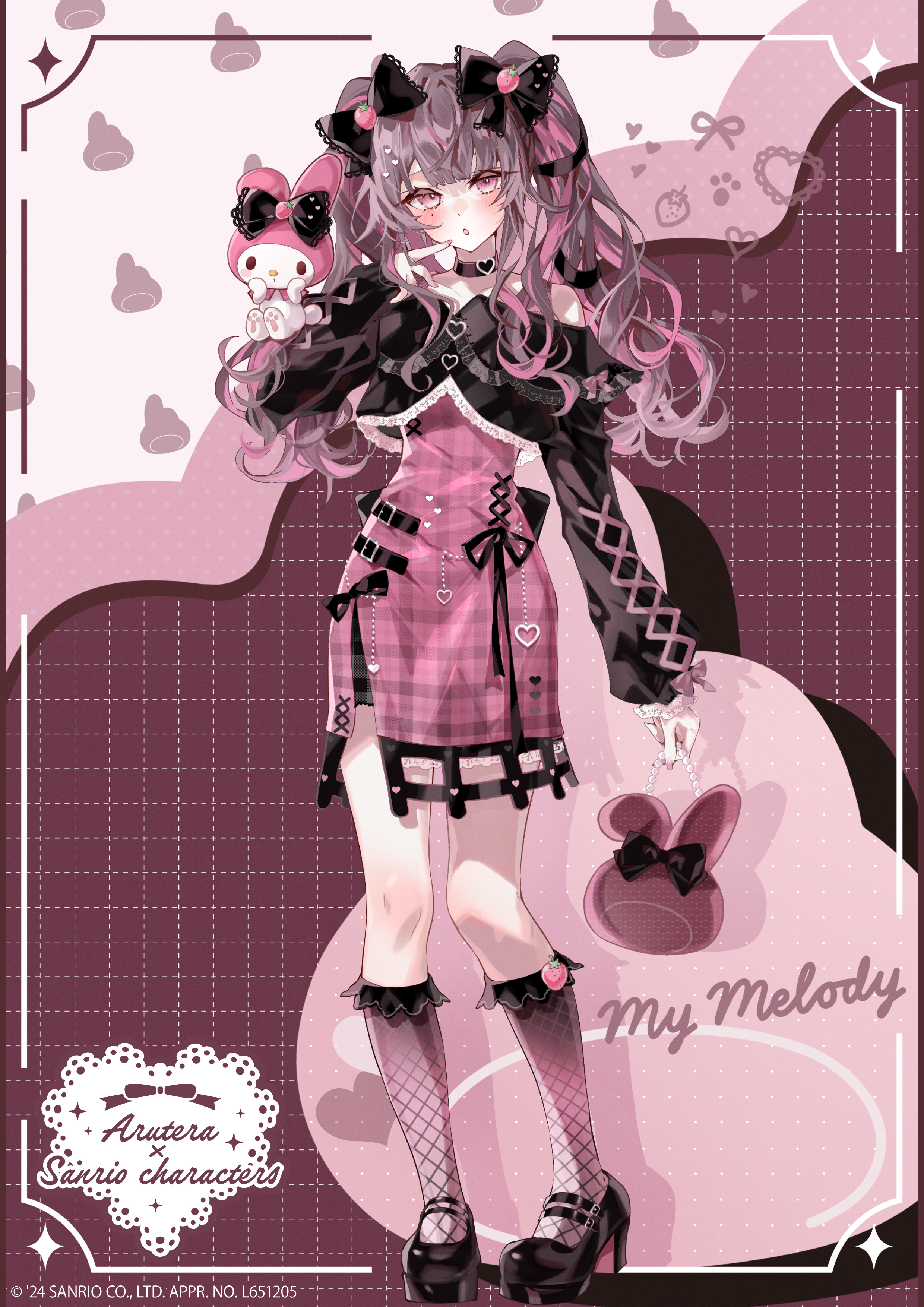デモデ　マイメロ　コラボ　Demodee Demodee - キティ ドールチャーム - 21AKITTY | ADDICT WEB SHOP