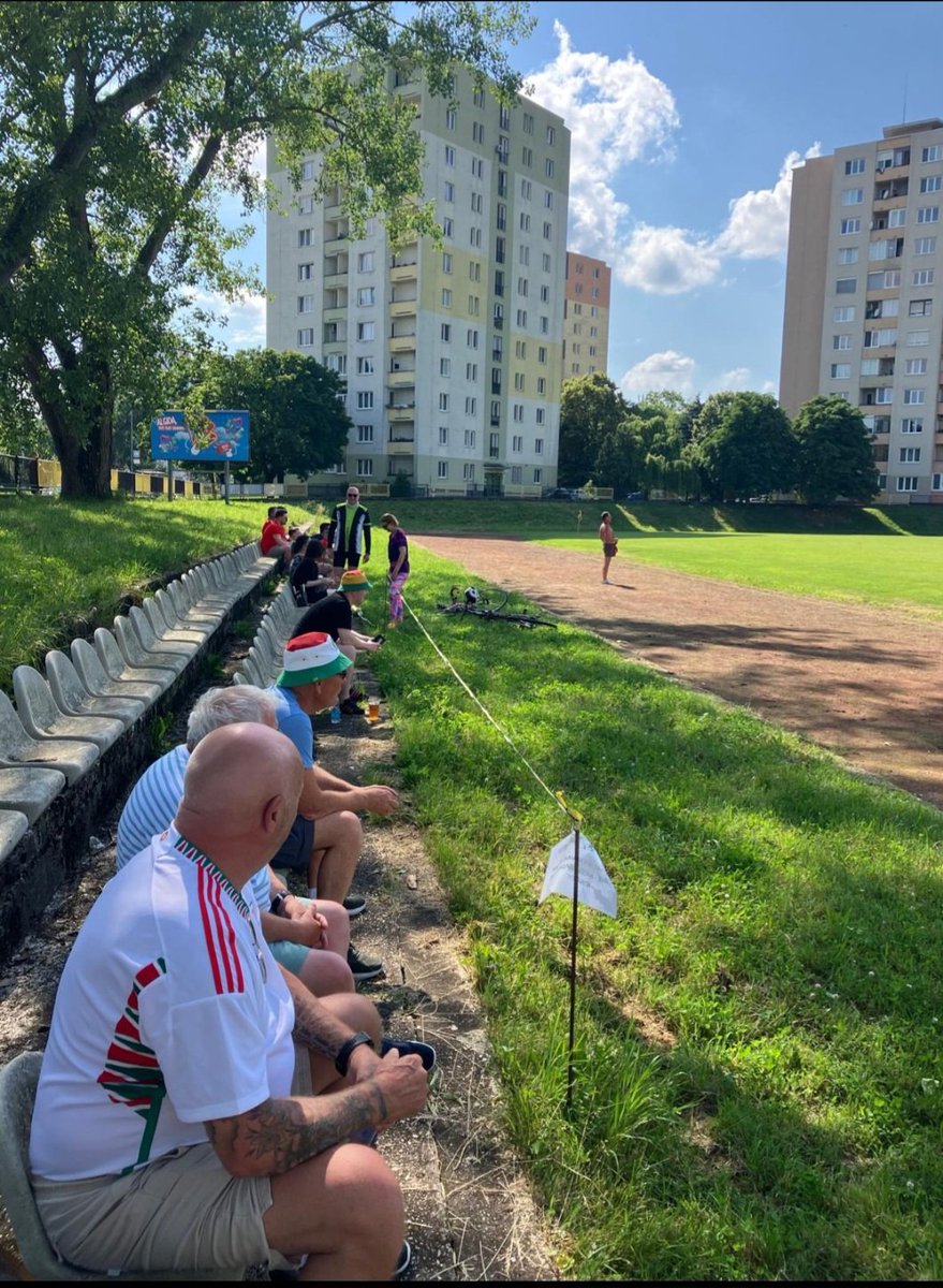 WeAreFSACymru's tweet photo. Fans match ended 4 all yesterday afternoon Neil Dymock reckons it was a great performance by the Welsh fans team in very hot conditions...he is always on the look out for players for these fan games but plenty of youngsters involved yesterday. https://t.co/5IkLsIffFB