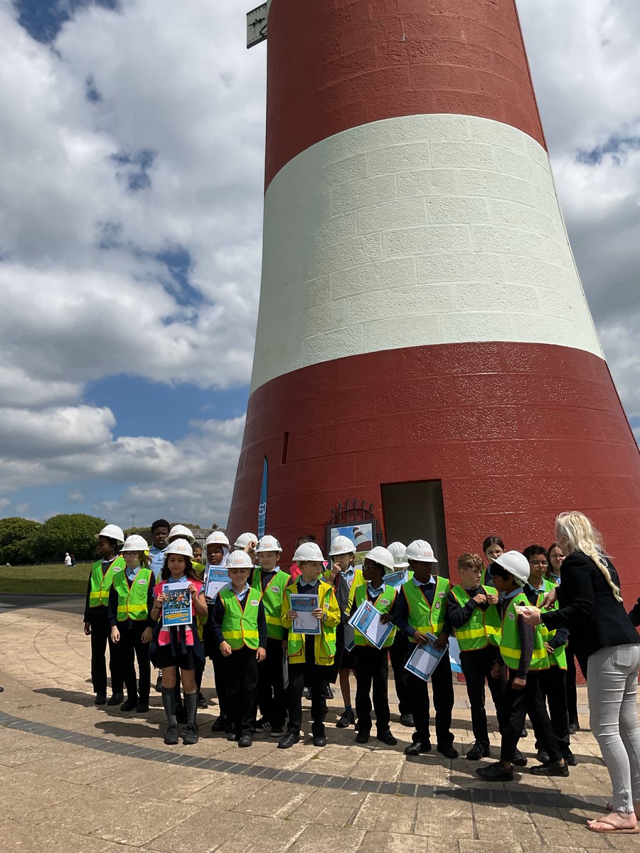 Year 5, as part of Mission Mammoth, organised by The Box, walked to Smeaton's Tower, met a real life civil engineer, designed a 'new' lighthouse for Plymouth, learnt about John Smeaton and the importance of the lighthouse , then had the chance to walk to the top. Great day!