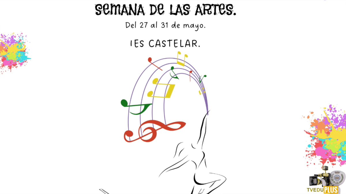 La semana pasada hemos celebrado la "Semana de las Artes", organizada por dptos de Dibujo, Ed. Física, Geografía e Historia, Gr.  Biblioteca y Música.  Podéis ver todas las actividades artísticas inundando el centro.
📺 iescastelar.educarex.es/semana-de-las-… 📺
#TVEDUPLUS <a href="/enmarcha/">emtic</a> #innovated