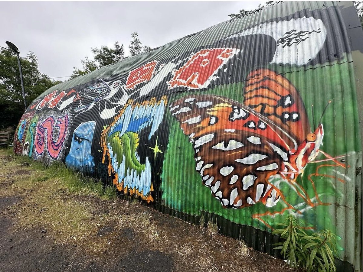 MuralsS's tweet image. Over the past fortnight, the ⁦@auditoriumcic⁩ have hosted a fantastic paint jam in Springburn Park, Glasgow. Organised by ⁦@MortarProjects⁩