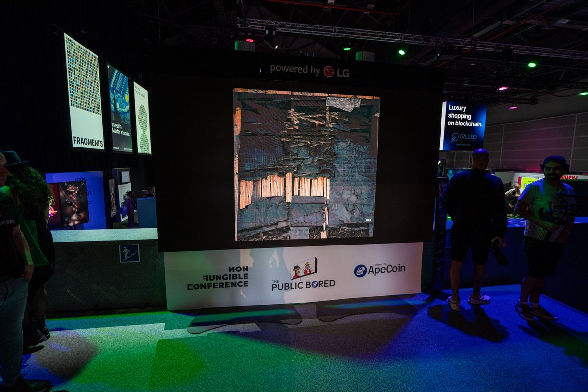 𝐋𝐚𝐬𝐡𝐤𝐓 exhibited at NFC Lisbon.

Thank you very much <a href="/publicbored/">The Public Bored 🔥</a> and <a href="/apecoin/">ApeCoin</a> for making it possible. 🙏🫂