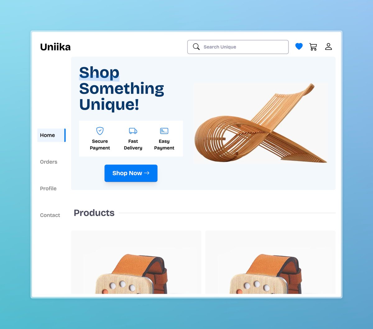 E-commerce Under Development!😍