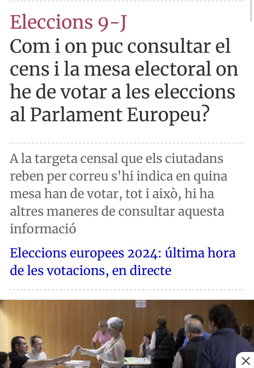 La #Democràcia es defensa de moltes maneres. La més elemental és #Votar #Europa #vesavotar <a href="/rac1/">RAC1</a> rac1.cat/eleccions/2024…