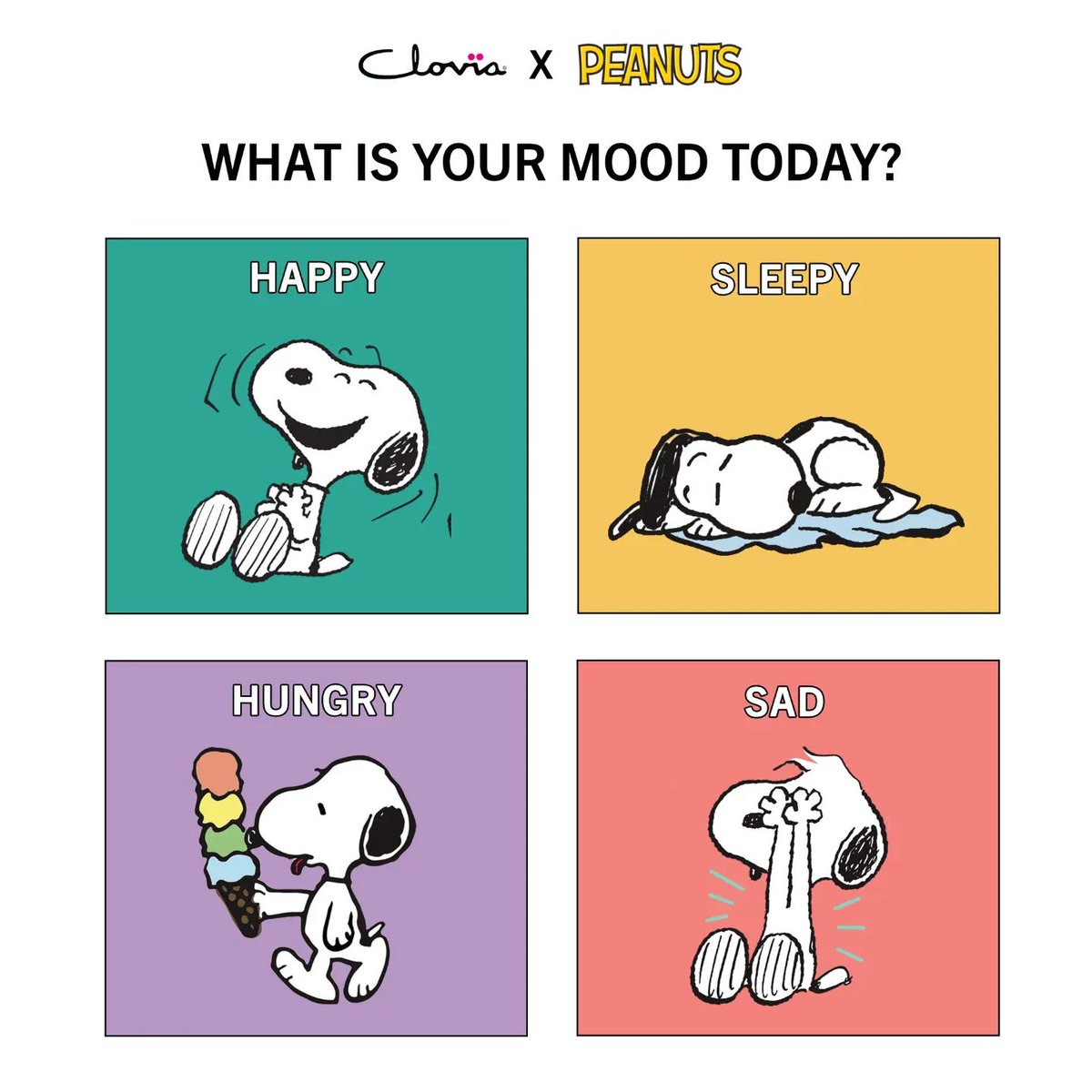 Cloviafashions's tweet photo. What’s your Snoopy mood today?
Let us know in the comments below 👇
#snoopy #cloviaxpeanuts #peanutscollection #nightsuitforwomen #nightwear #fashion #mood #clovia https://t.co/hatLmx8vOU