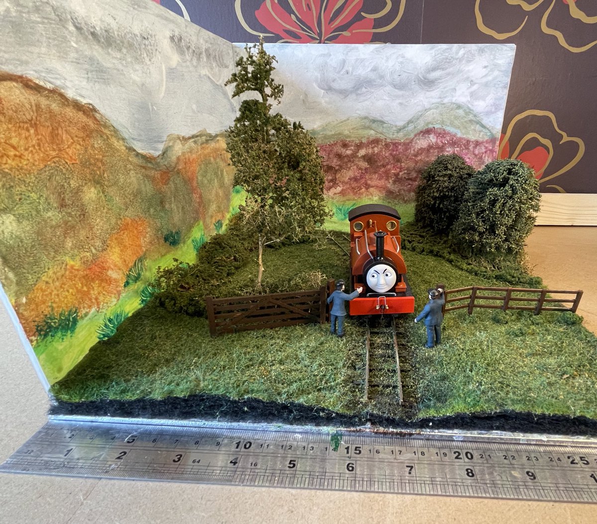 It’s done. I really enjoyed making this. #JustLikeAwdry