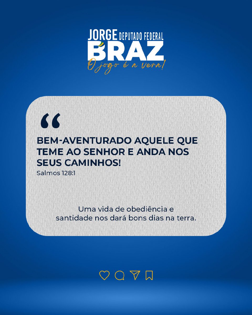 Que seu domingo seja abençoado!