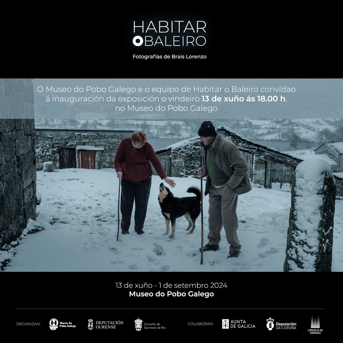 Interrompemos a xornada electoral para contarvos que o xoves inauguramos a exposición #HabitarObaleiro no <a href="/MuseodoPobo/">Museo do Pobo Galego</a> Un testemuño da Galicia que esmorece e a que nace. Con fotos de <a href="/brais_lorenzo/">Brais Lorenzo</a> e textos de <a href="/sergiopascual/">Sergio Pascual</a> <a href="/LuciaAbarra/">Lucía Abarrategui</a> e servidora. Estades convidadxs!