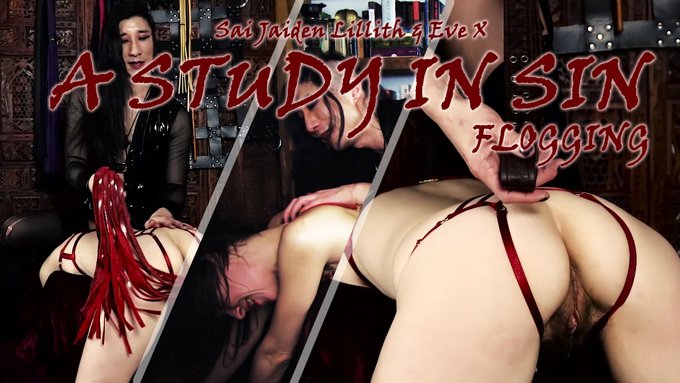 A succession of cruel implements upon my innocent flesh&hellip;  ✨ A STUDY IN SIN | FLOGGING ✨ featuring @theevex