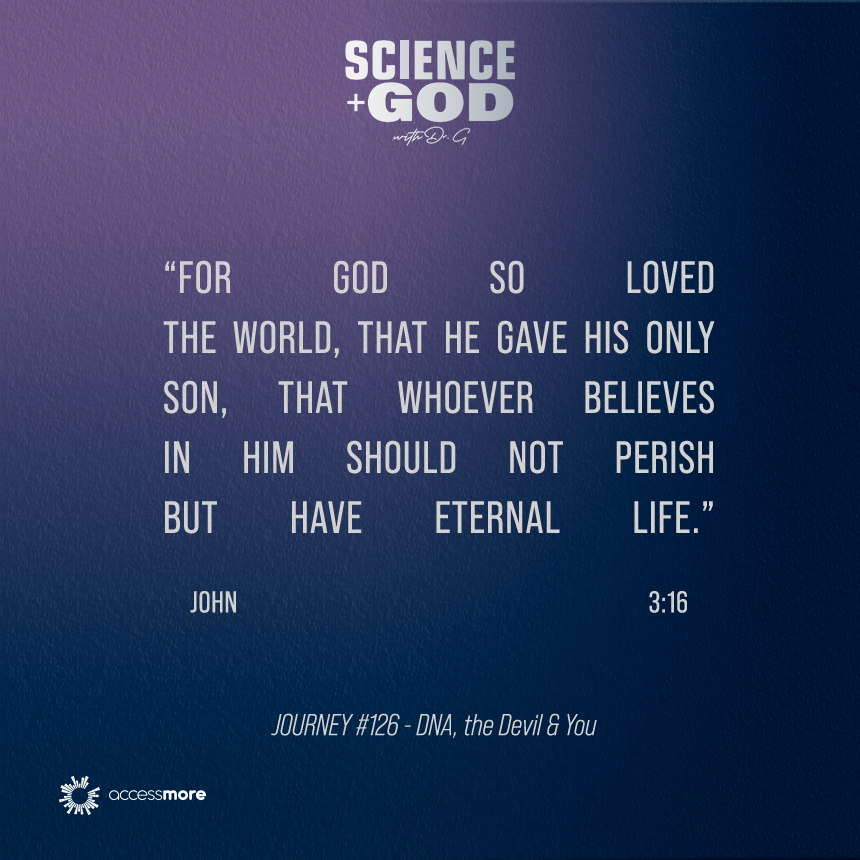 AccessMoreNow's tweet image. The countdown to a new season of The Science + God podcast continues! 🙌 In this episode, Dr. G delves into examining our responsibility for our actions, &amp;amp; how we can give love back to God!

#John316