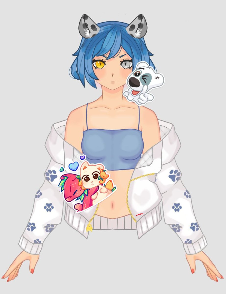 wowobu4's tweet photo. yo, I just drew one model for LunariumVtuber (twitch)!
Now I've slowly started to rig my face
#Live2D #Vtuber #Live2DModel https://t.co/cOevvTd7nx