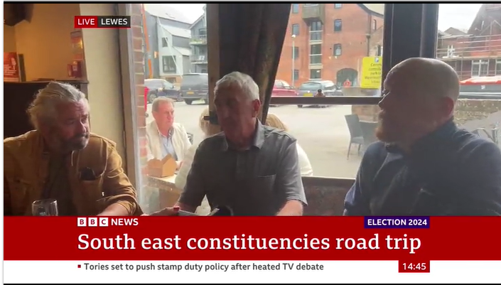 Our South-East constituency road trip for <a href="/BBCNews/">BBC News (UK)</a> Channel, speaking to voters at:
-Hastings beach
-A Brighton seafront café (first time student voters)
-A Seaford foodbank
-A pub in Lewes

All shot on iPhone by <a href="/VandhnaBhan/">Vandhna Bhan</a>
