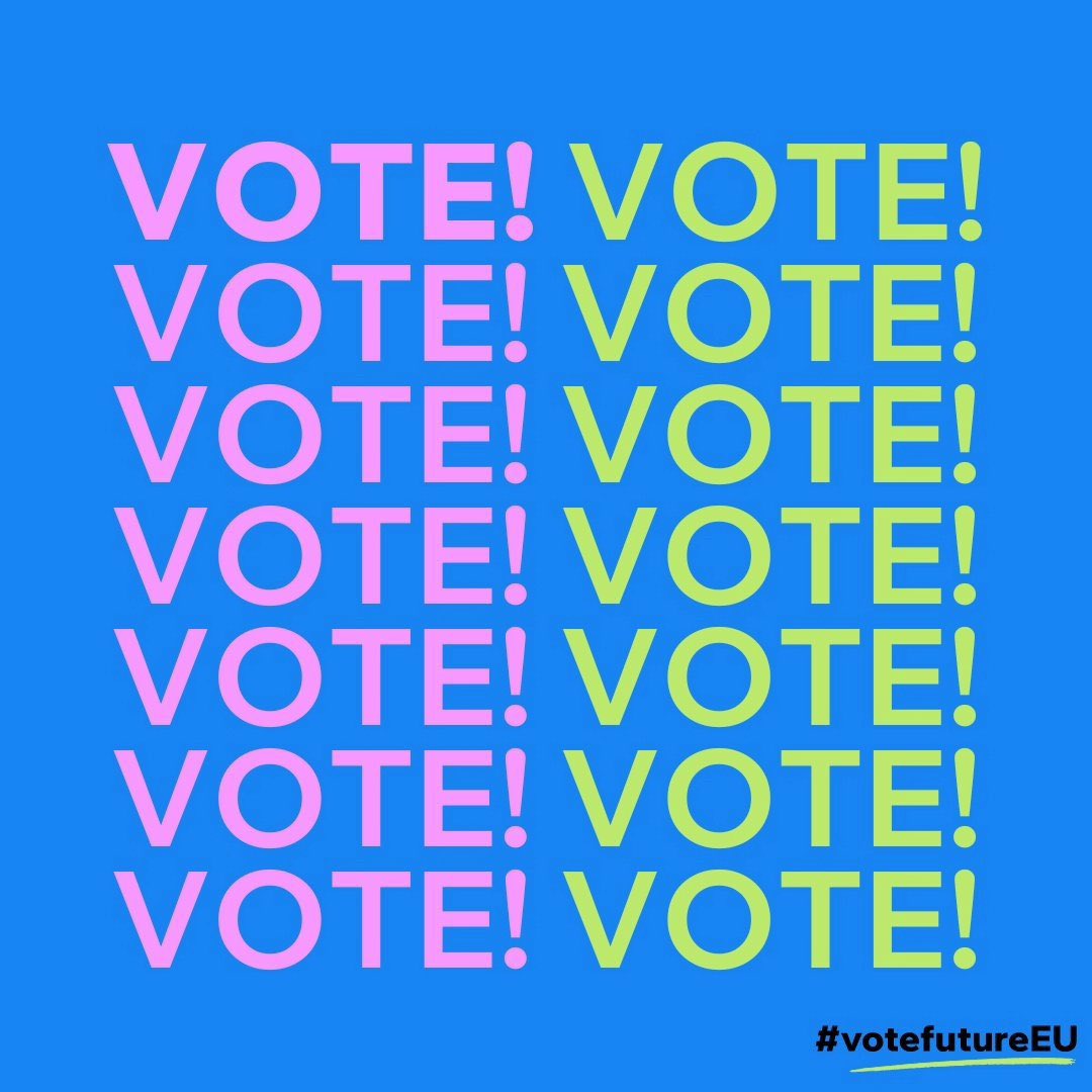 GO VOTE 🗳️

#UseYourVote  #votefutureEU #EUelections2024