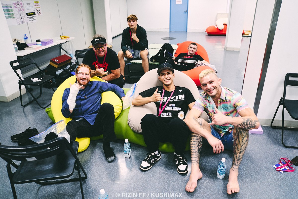 kushima_makoto's tweet photo. #rizin47
#spikecarlyle #johnnycase #genjiumeno #blackpantherbeynoah #karshygadautbek https://t.co/nNZeLjOs6V