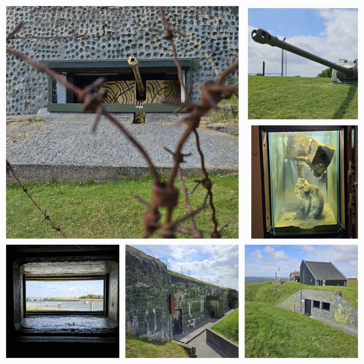Romaboy68's tweet photo. Kazemattenmuseum #Kornwerderzand. Op de kop van de afsluitdijk. De plek die de Duitsers niet wisten te veroveren tijdens hun #Blitzkrieg, mede door ondersteuning van de Nerderlandse Marine. Ongekend fraai onderhouden door vele vrijwilligers! #WW2 #WW02 #HISTORY #Wons #Nederland https://t.co/cKKxNMvBLo