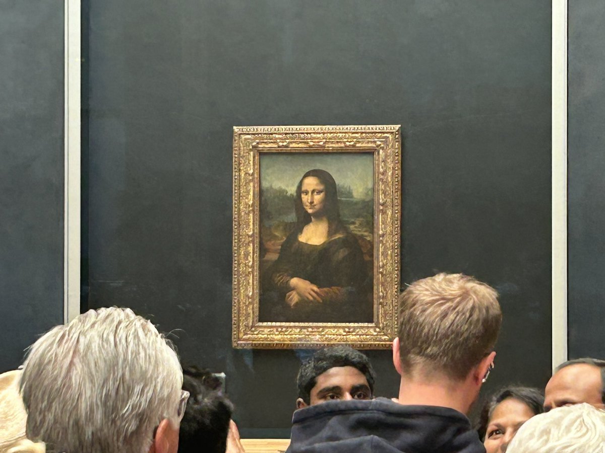 Visiting the Louvre today.