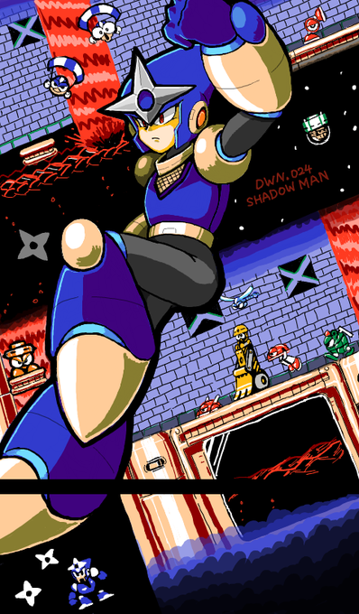 ロックマンの日でしたのでロックマンはいないけどロックマン系の過去絵を! 