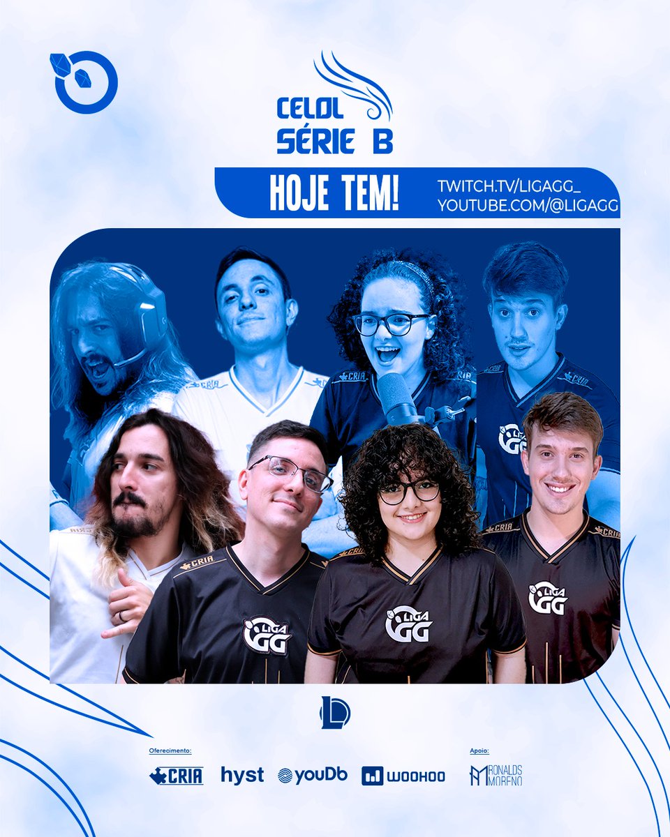 LigaGG_'s tweet photo. HOJE É DIA DE CELOL B AO VIVOOOOOOO!!!
🎙️ @Arthureco @golfinzin e @Preminoslol e @JensenCaster
Jogos de hoje: 12:00 @VivoKeyd x @puccardinals
A Seguir: @ArcanWest x @betaoneesports
A Seguir: @smoketram x @jkg_esport
A Seguir: @jampaesports x @Ewolvesgg
A Seguir: @bodinesports x @nkeesports
A Seguir: @XaximESports x @smoketram
CORREE, vem acompanhar! 🔴
📺 https://t.co/XNgFCd44Lr
📺 https://t.co/AKhJrSgoF1
