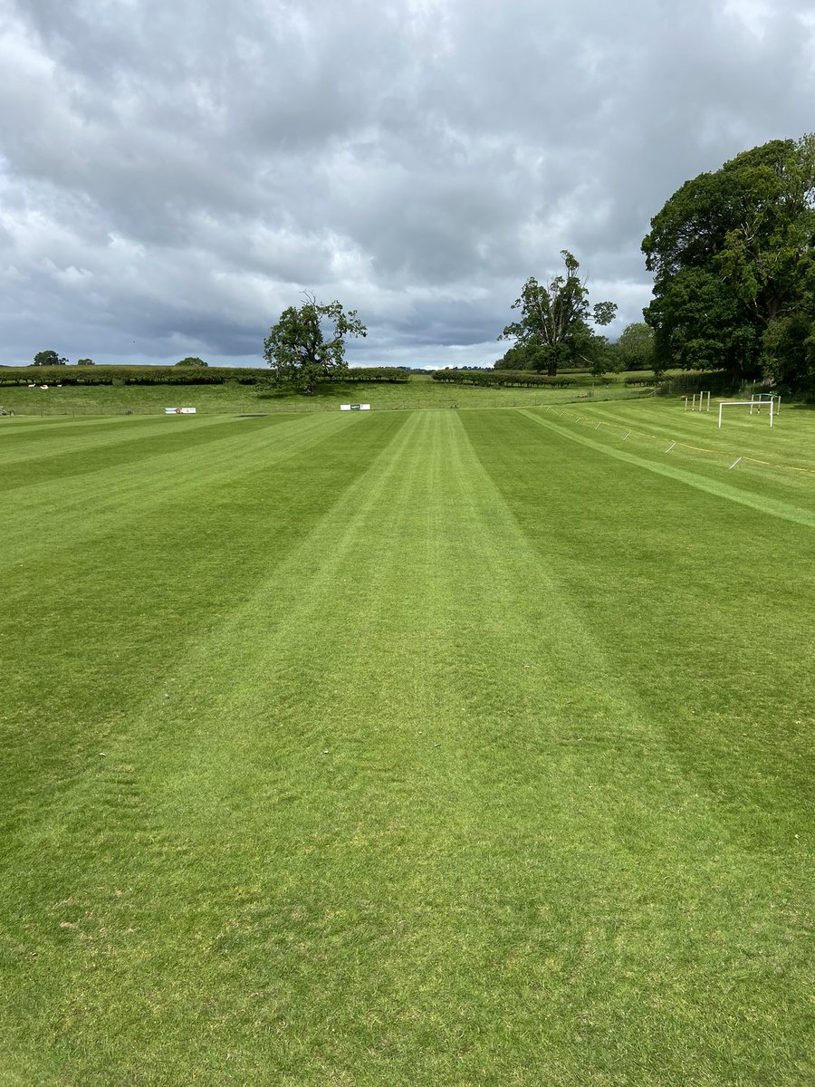 With the new shoots coming through I took the opportunity to give the pitch a light roll. We also got both goalmouths re done and covered with the <a href="/Tildenet_Sports/">Tildenet Sport</a> germination sheets

Big thanks to <a href="/braadrenwick4/">Brad Renwick</a> <a href="/MIKECHUBB1/">Mike Chubb</a> &amp; Edmo for coming to help 👏🏼

<a href="/CumberlandFA/">Cumberland FA  ⚽️</a> @thegma_