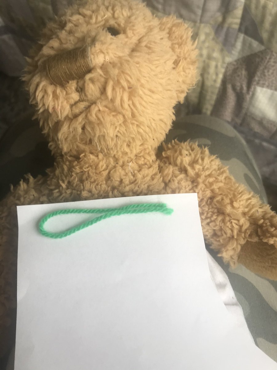 FredTedOlga's tweet image. Three #ShortsTutorial - just look down our media to catch up if you get a bit lost. First you need a pattern - and you can just use a bit of wool or string to measure your bear - make two and you can adjust it another time - better too big than too small