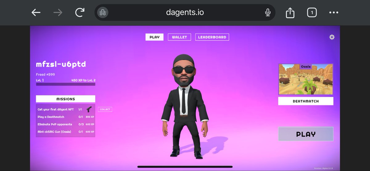 Just a friendly reminder that you can log into your #dAgents wallet on your phone too! 📱 

Note: no Deathmatches on phones yet 🙏